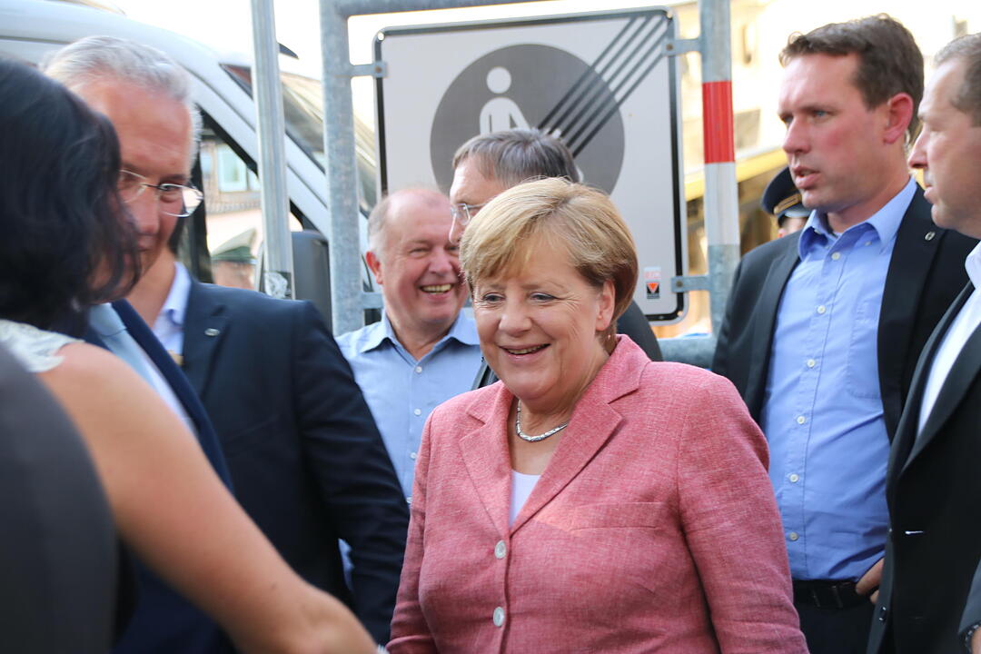 Angela Merkel zu Besuch in Bad Kissingen