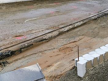 Baustelle, Absperrung, Sperrung, Bauarbeiten, Wasserrohrbruch