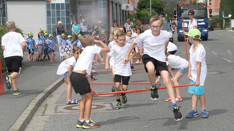 Sportlich zeigten sich diese Kinder.  Foto: Gerda Völk