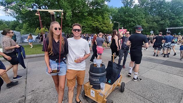 Biermarionette bei Rock im Park