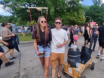 Biermarionette bei Rock im Park