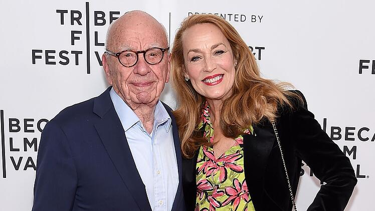 Von 2016 bis 2022 war Jerry Hall mit dem Medienmogul Rupert Murdoch verheiratet.