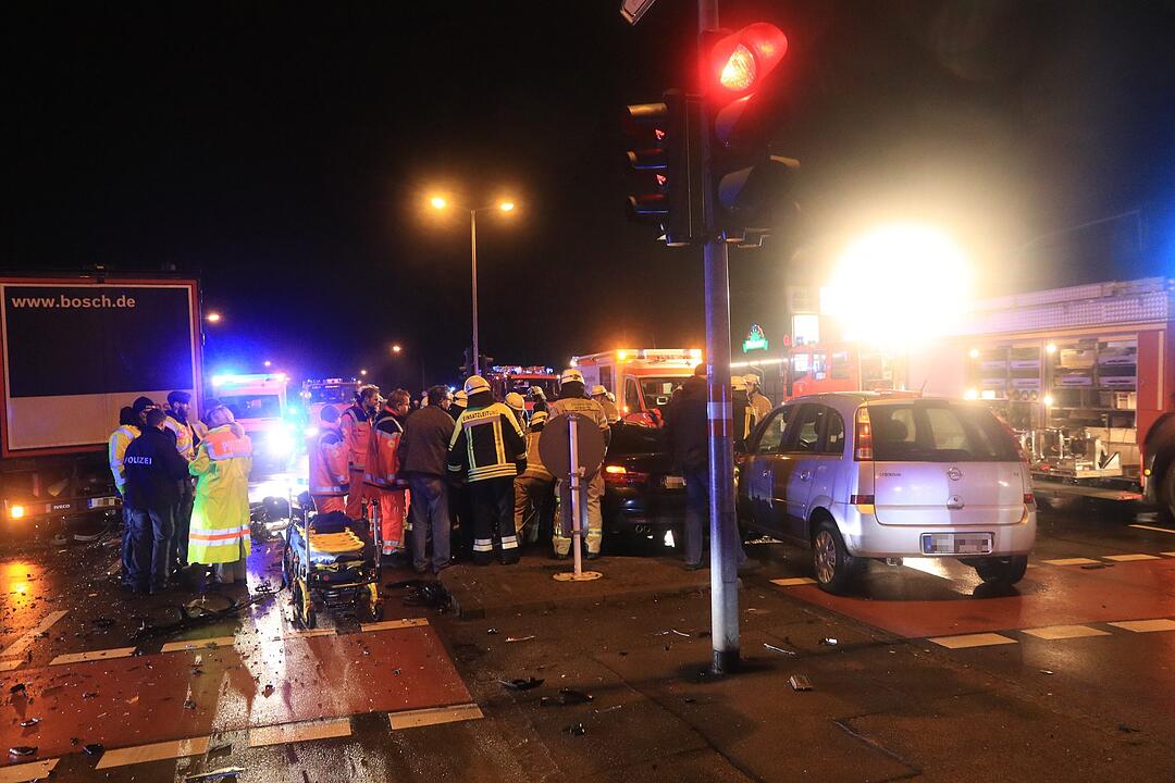 Schwerer Unfall auf dem Berliner Ring in Bamberg