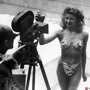 Micheline Bernardini im Bikini