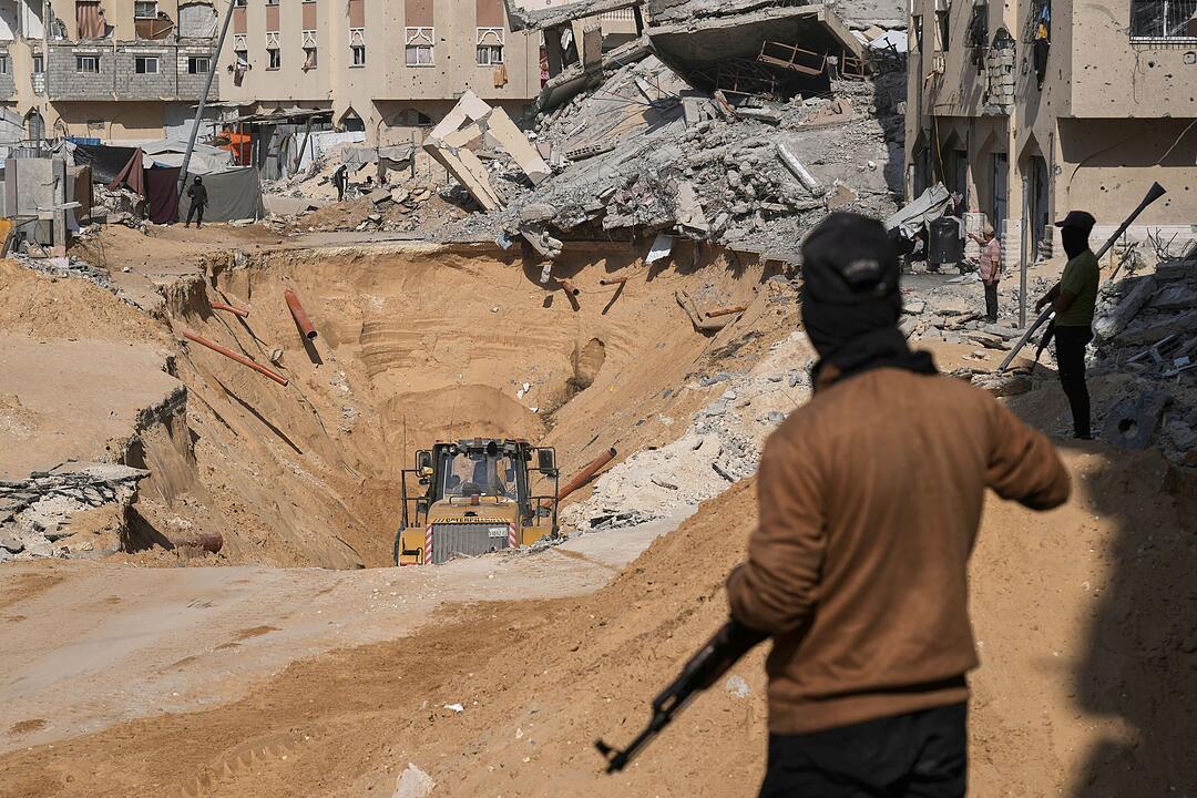 Nahostkonflikt - Grabungsarbeiten in Chan Junis