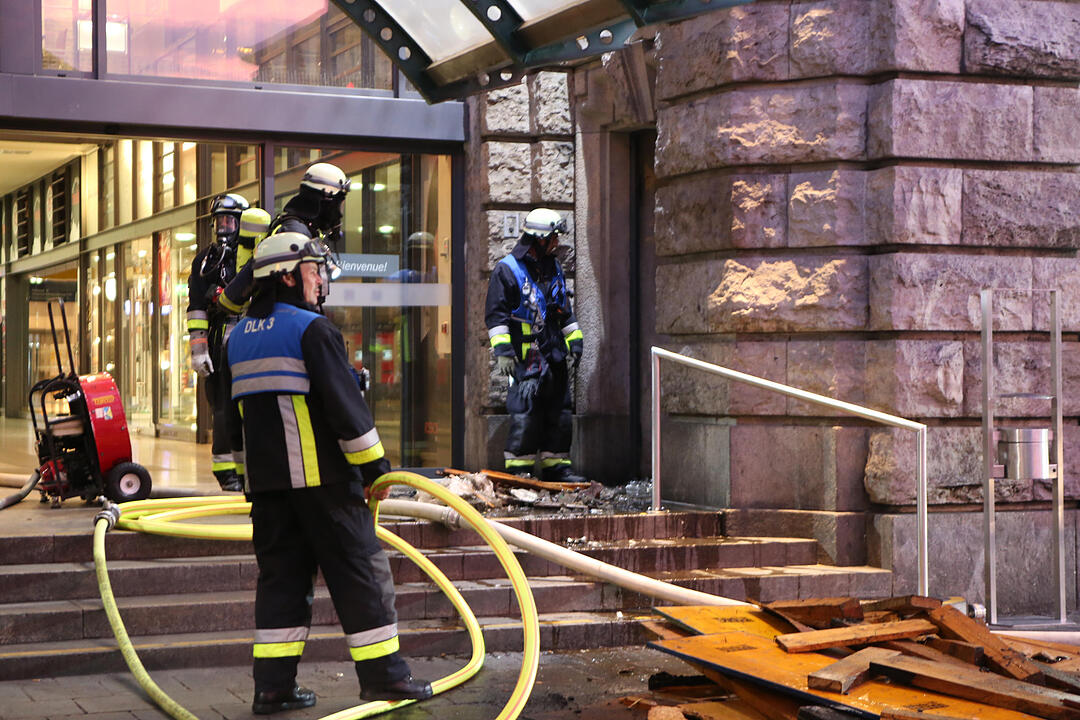 Feuerwehreinsatz am Hauptbahnhof Nürnberg