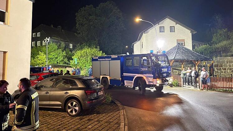 Auch das Technische Hilfswerk (THW) war am Dienstagabend (14. Juli 2026) im Einsatz.