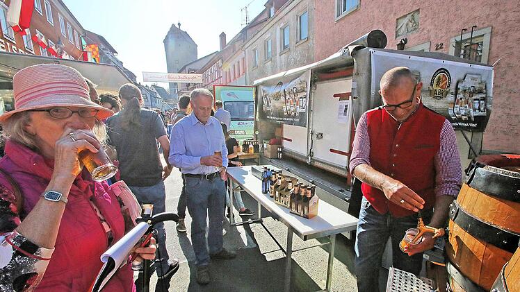 Herbstmarkt in Münnerstadt 2018. Dieter Britz