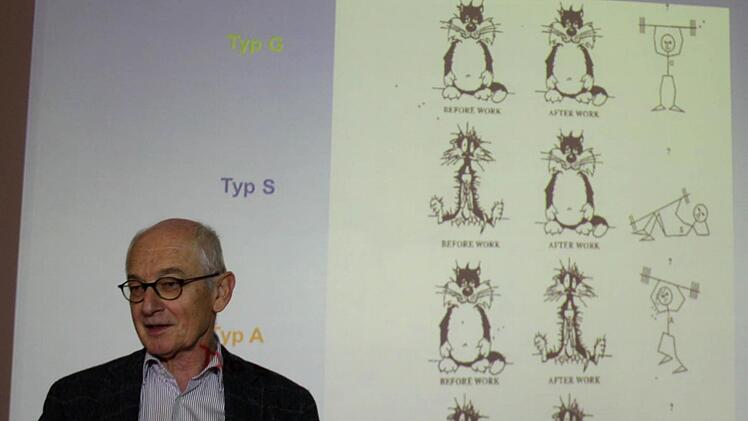 Peter Vogt leitete das Seminr über Lehrergesundheit.