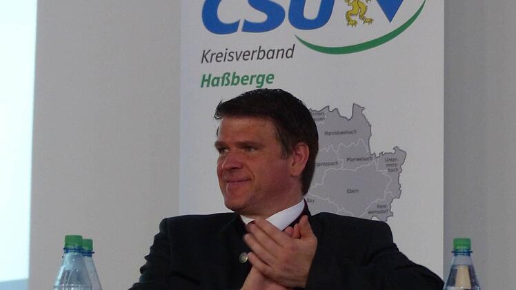 Steffen Vogel führt weiterhin den CSU-Kreisverband Haßberge.  Foto: Klaus Schmitt