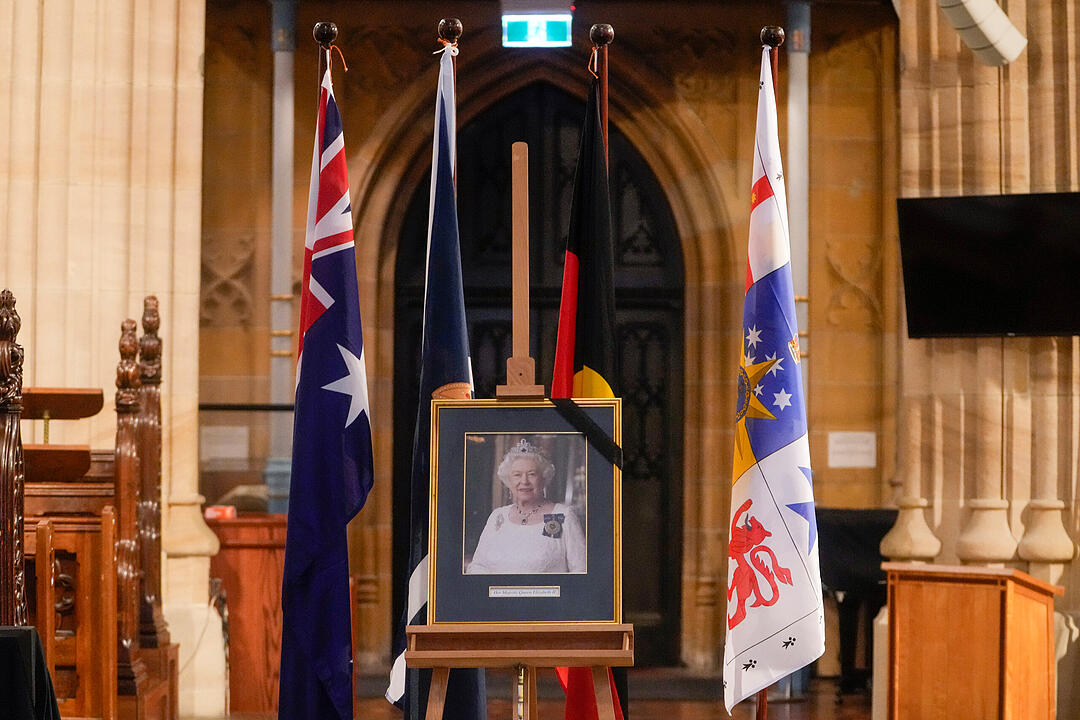 Nach dem Tod von Königin Elizabeth II. - Australien