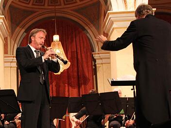 Der Oboist Albrecht Mayer spielte mit dem Bayerischen Kammerorchester Bad Brückenau im König Ludwig I.-Saal. Foto: Ulrike Müller
