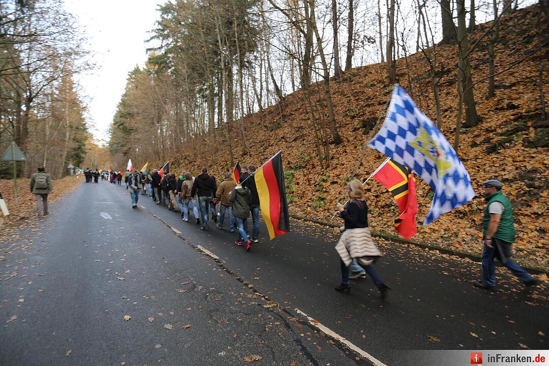 Pegida in Schirnding - Demo und Gegendemo
