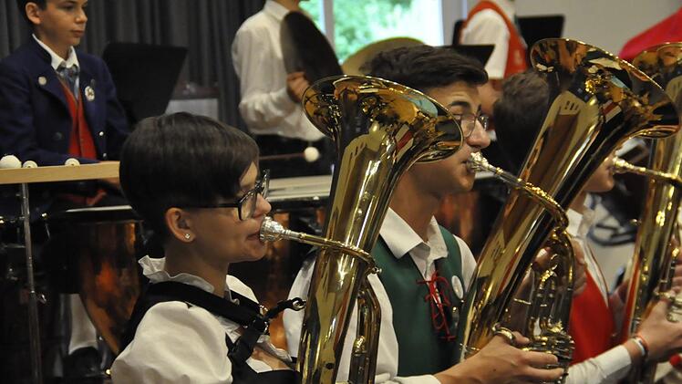Abschlusskonzert der Unterfränkischen Bläserwoche in der Musikakademie Hammelburg.Peter Klopf