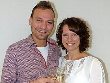 Das neue Stadtsteinacher Prinzenpaar, Ihre Lieblichkeit Melissa I. und Seine Tollität Marcel I., regiert bis zum Faschingsdienstag das Stanicher Narrenvolk.  Foto: Klaus-Peter Wulf