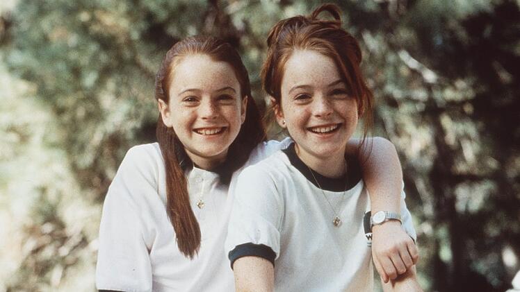 Mit elf Jahren deb&uuml;tierte Lindsay Lohan 1997 in einer Doppelrolle in Disneys "Ein Zwilling kommt selten allein".