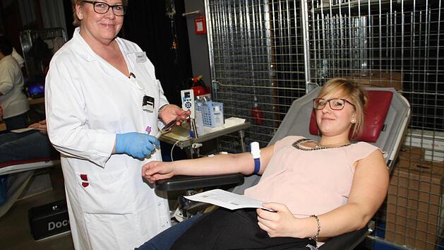 Unter den Spendern waren auch viele junge Menschen. Foto: Gerda Völk