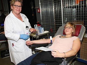 Unter den Spendern waren auch viele junge Menschen. Foto: Gerda Völk