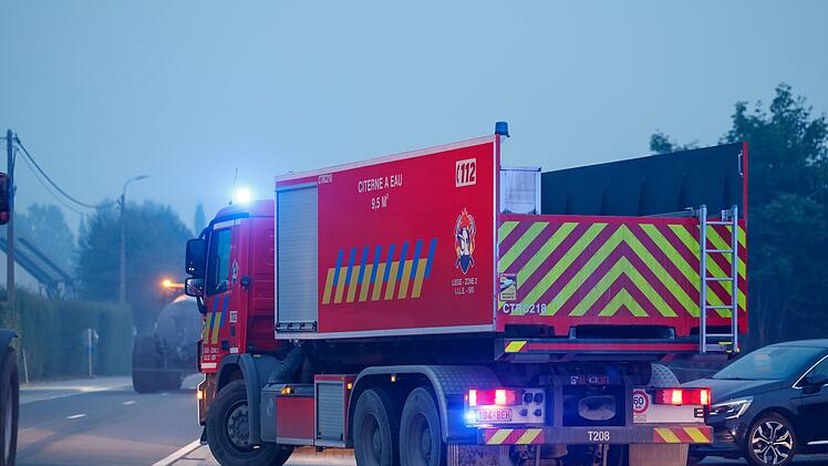 Waldbrand in Belgien