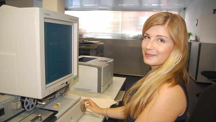 Hier werden die historischen Titelseiten angefertigt.