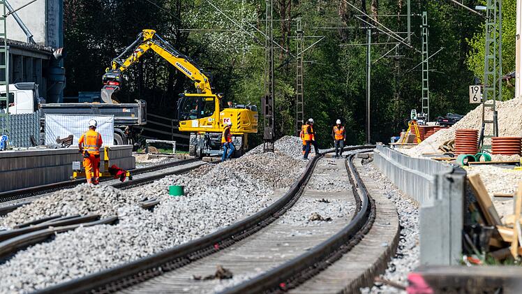 Bauarbeiten bei der Bahn