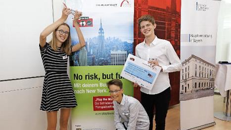 Die Gewinner nach der Bekanntgabe