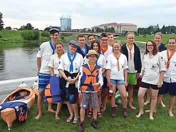 Die Adelsdorfer Pfadfinder in Litauen Foto: privat