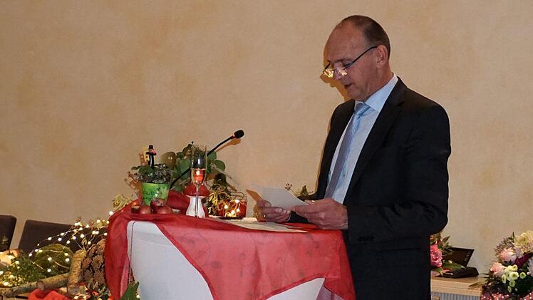 Beim Neujahrsempfang in WeisendorfRichard Sänger