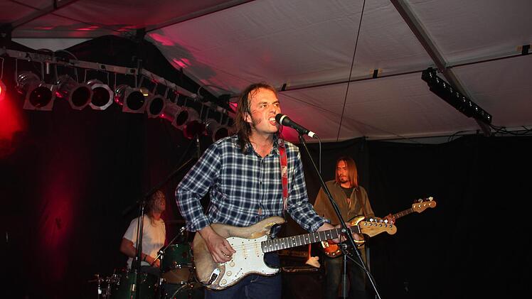Das Trio "The Double Vision" aus der Nähe von Erfurt spielte knallharten Blues-Rock. Von links Silvio Remus, Stephan Graf und Torsten Sieboldt.Friedwald Schedel