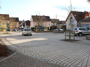 In der Dorfmitte will Rannungen Ende Mai sein großes Jubiläumsfest feiern. Foto: Dieter Britz
