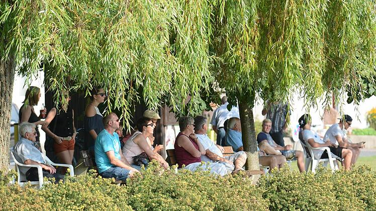 ... so auch hier beim TSV Wollbach. Foto: ssp