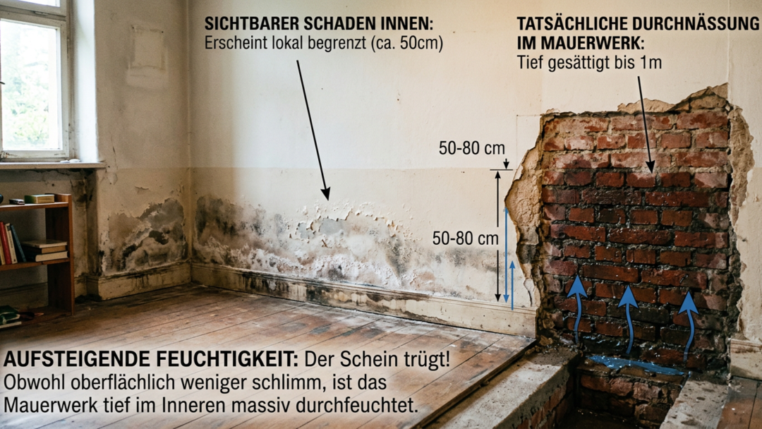 Feuchtigkeit im Mauerwerk