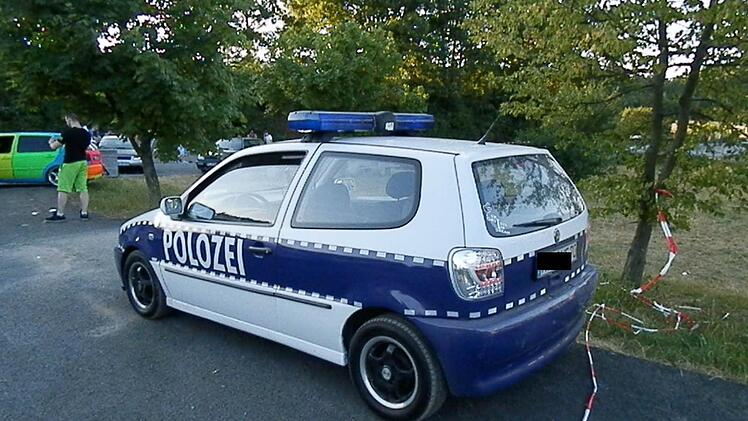 Ein Polo als Polizeiauto. Foto: Rainer Fritsch