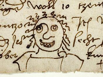 Schon Albrecht Dürer kannte Smileys - auch wenn sie noch etwas anders aussahen als die heute populären Emoticons. Foto: Muenchner Verlagsgruppe GmbH/dpa