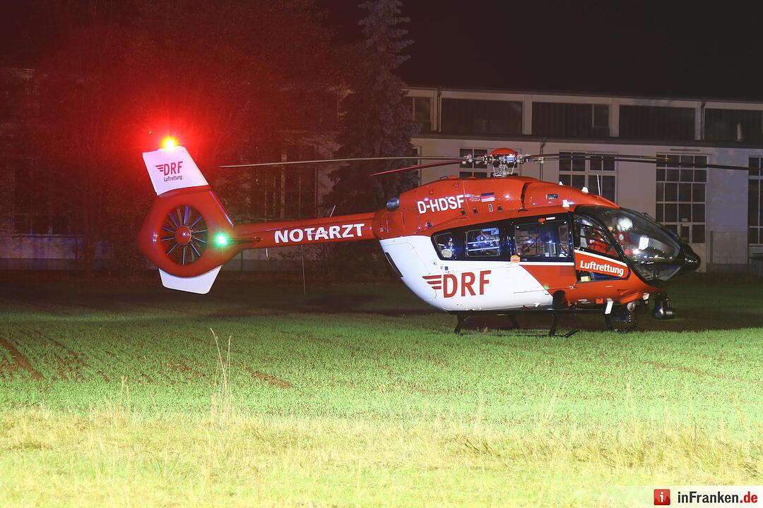 Schwerer Vekehrsunfall auf der B14 bei Gutzberg