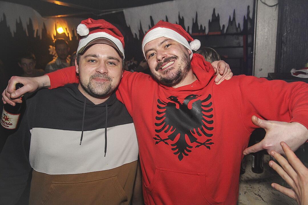 Partystimmung an Heiligabend