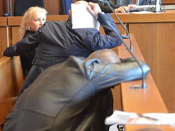 Die beiden Angeklagten im Gsell-Prozess. Foto: Nikolas Pelke