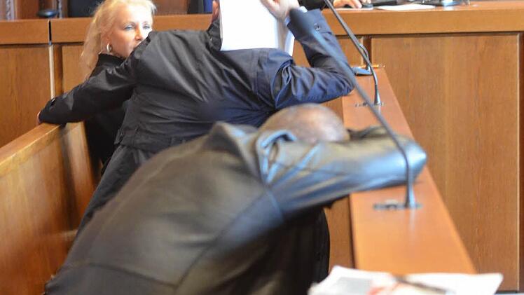 Die beiden Angeklagten im Gsell-Prozess. Foto: Nikolas Pelke