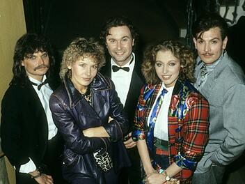 Mit seiner Band Dschinghis Khan feierte Wolfgang Heichel (Mitte) in den 1980er-Jahren gro&szlig;e Erfolge. Jetzt ist er gestorben.