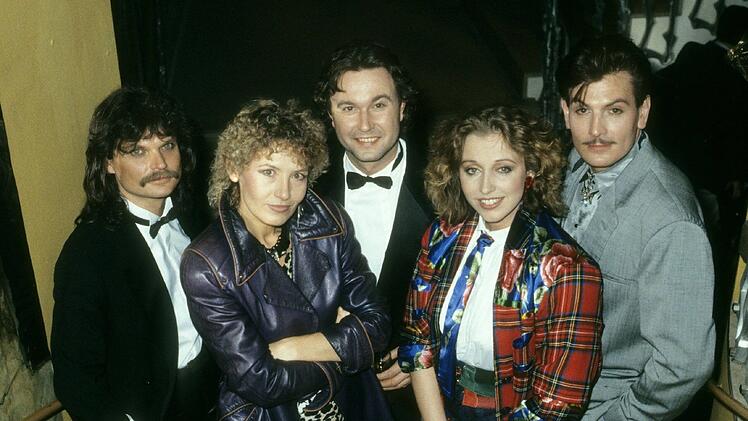 Mit seiner Band Dschinghis Khan feierte Wolfgang Heichel (Mitte) in den 1980er-Jahren gro&szlig;e Erfolge. Jetzt ist er gestorben.