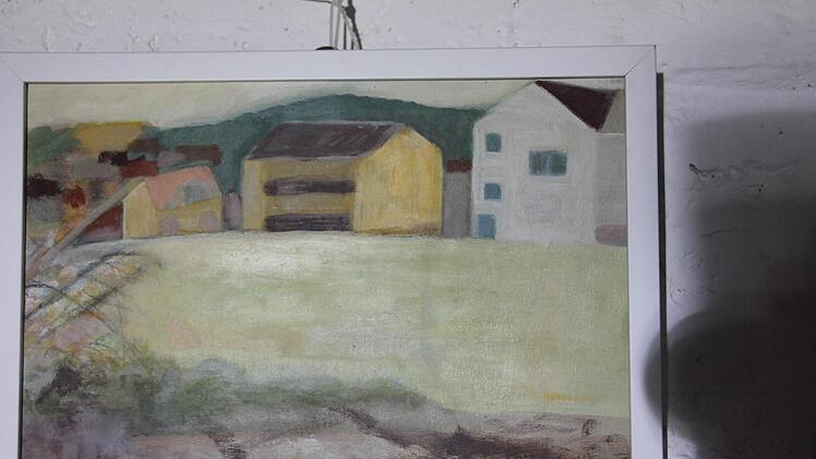 Winter in Naisa - &Ouml;lmalerei von Heike G&uuml;nther