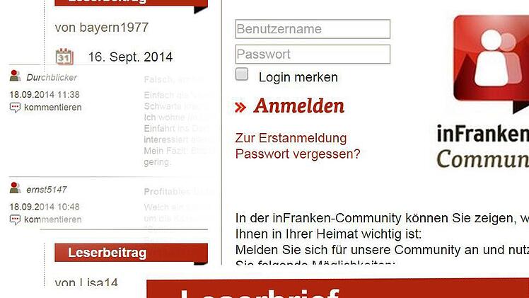 Screenshots: inFranken.de