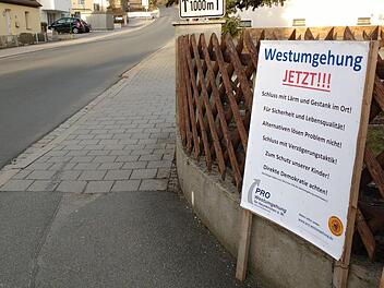 Plakat der Befürworter Foto: FT