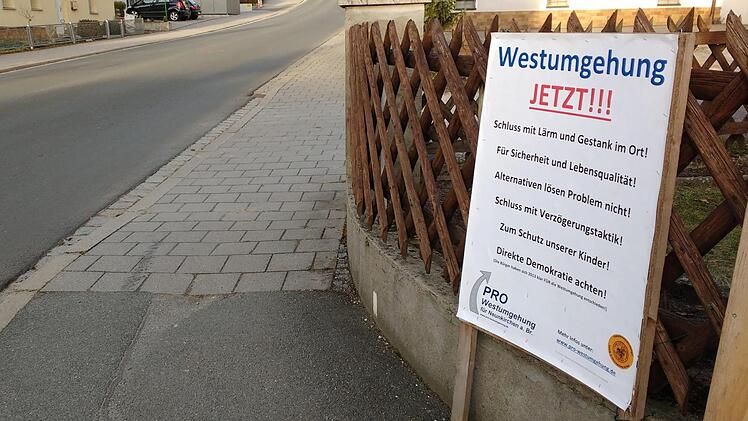 Plakat der Befürworter Foto: FT