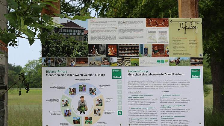 Infotafeln für Wanderer