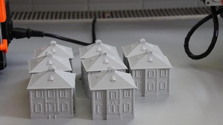 Kleine Villen aus dem 3D-Drucker. Foto: Simone Bastian