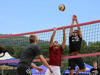 Obwohl es nicht wirklich um  etwas ging, war der sportliche Ehrgeiz zuweilen recht groß. Sebastian Schmitt