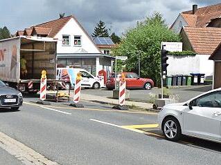 Die B 2 in Igensdorf wird halbseitig gesperrt.