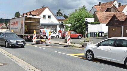 Die B 2 in Igensdorf wird halbseitig gesperrt.