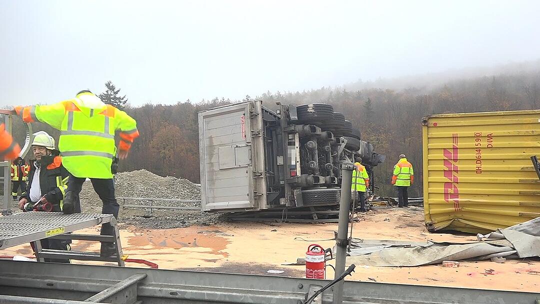 Unterfranken: Drei Menschen sterben bei Lkw-Unfall auf A3